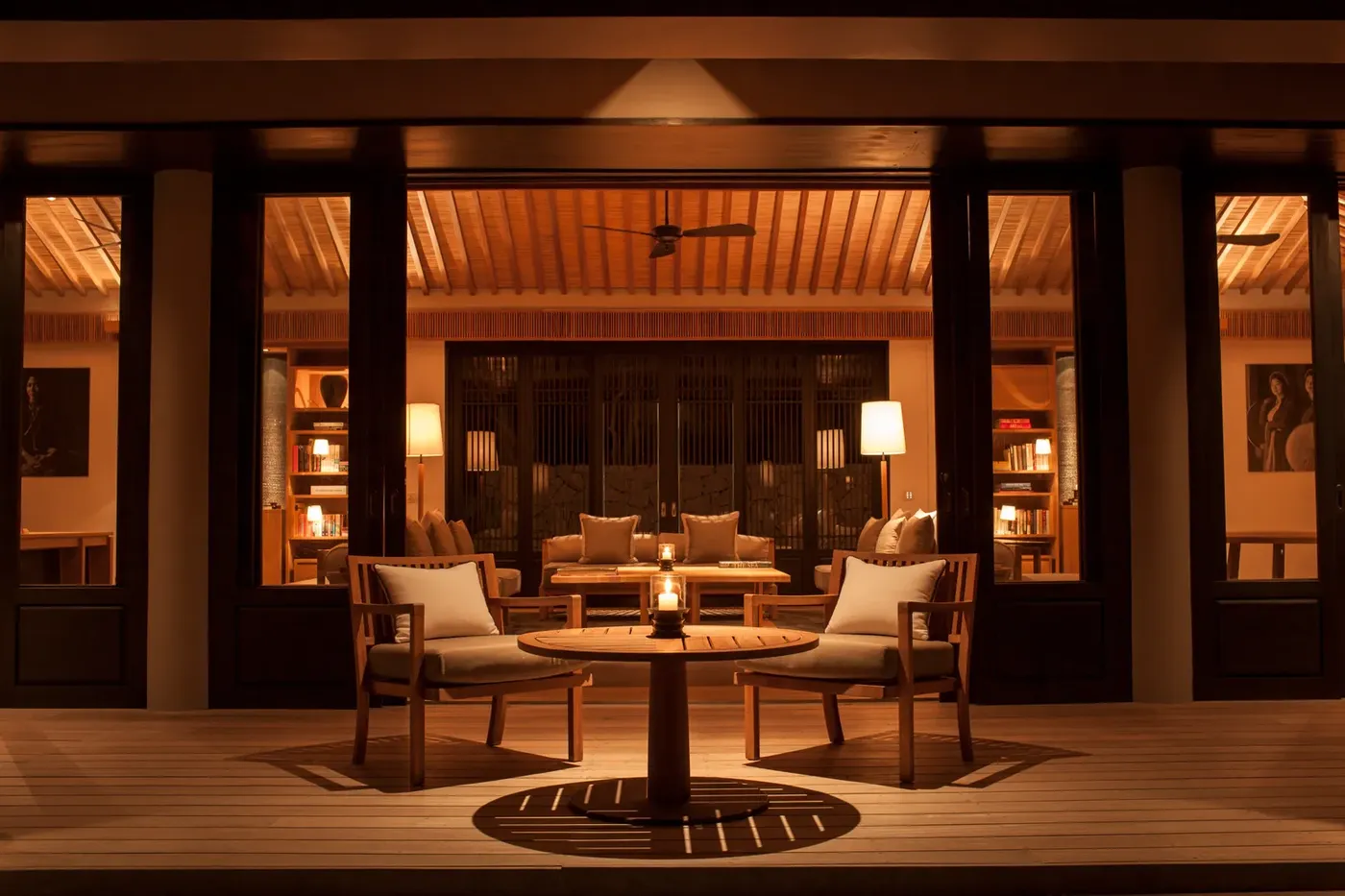 Bay View Residence living pavilion at Amanoi, Vietnam