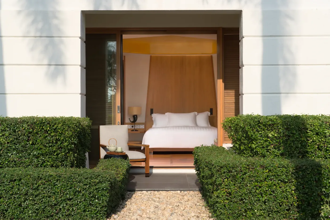 Ocean Room private terrace at Chiva-Som Hua Hin Wellness Resort