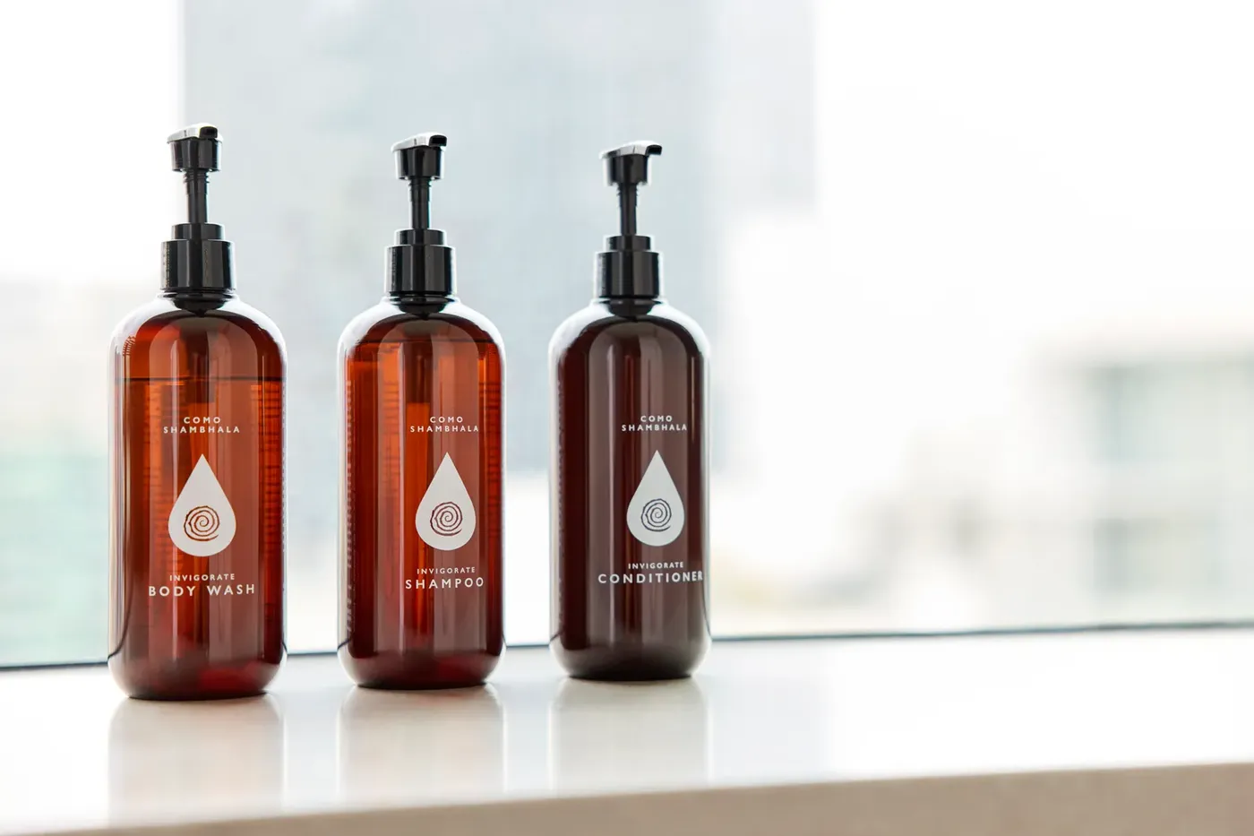 COMO Shambhala spa amenities at COMO Metropolitan Singapore