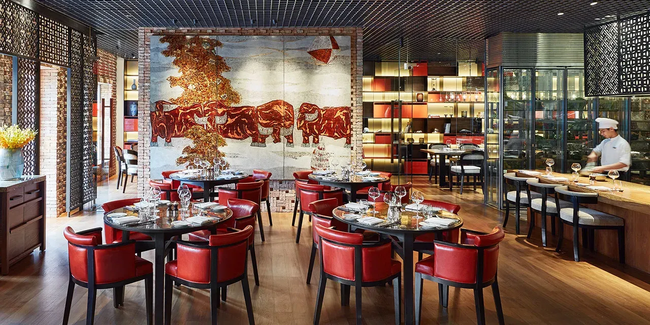 Square One restaurant at Park Hyatt Saigon, Vietnam