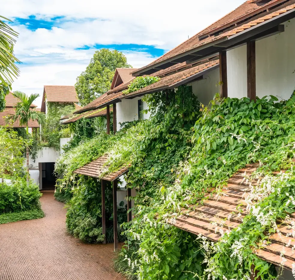 Traditional Lanna-style house exterior at Raya Heritage Chiang Mai