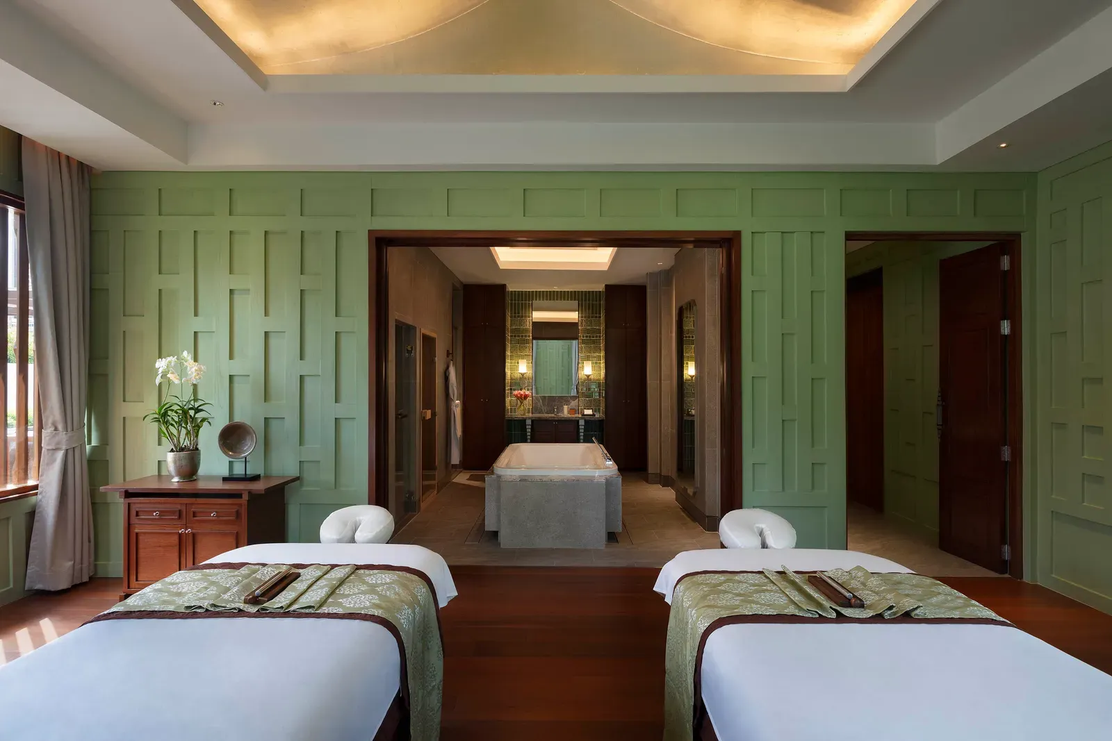 Spa treatment room at The Sukhothai Bangkok