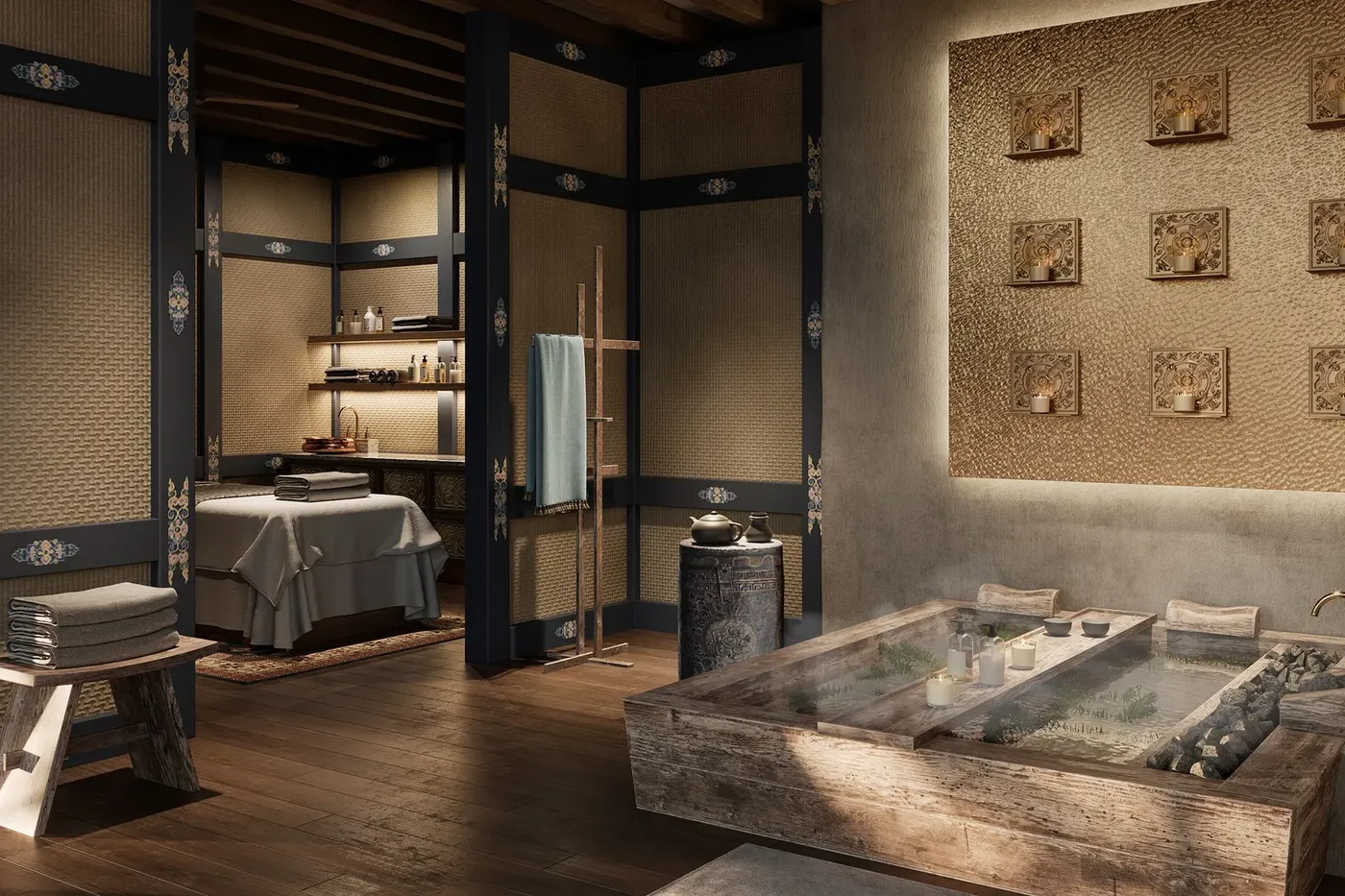 andbeyond punakha river lodge spa render for &Beyond Punakha River Lodge, Bhutan: VIAIVE Hotel Guide.