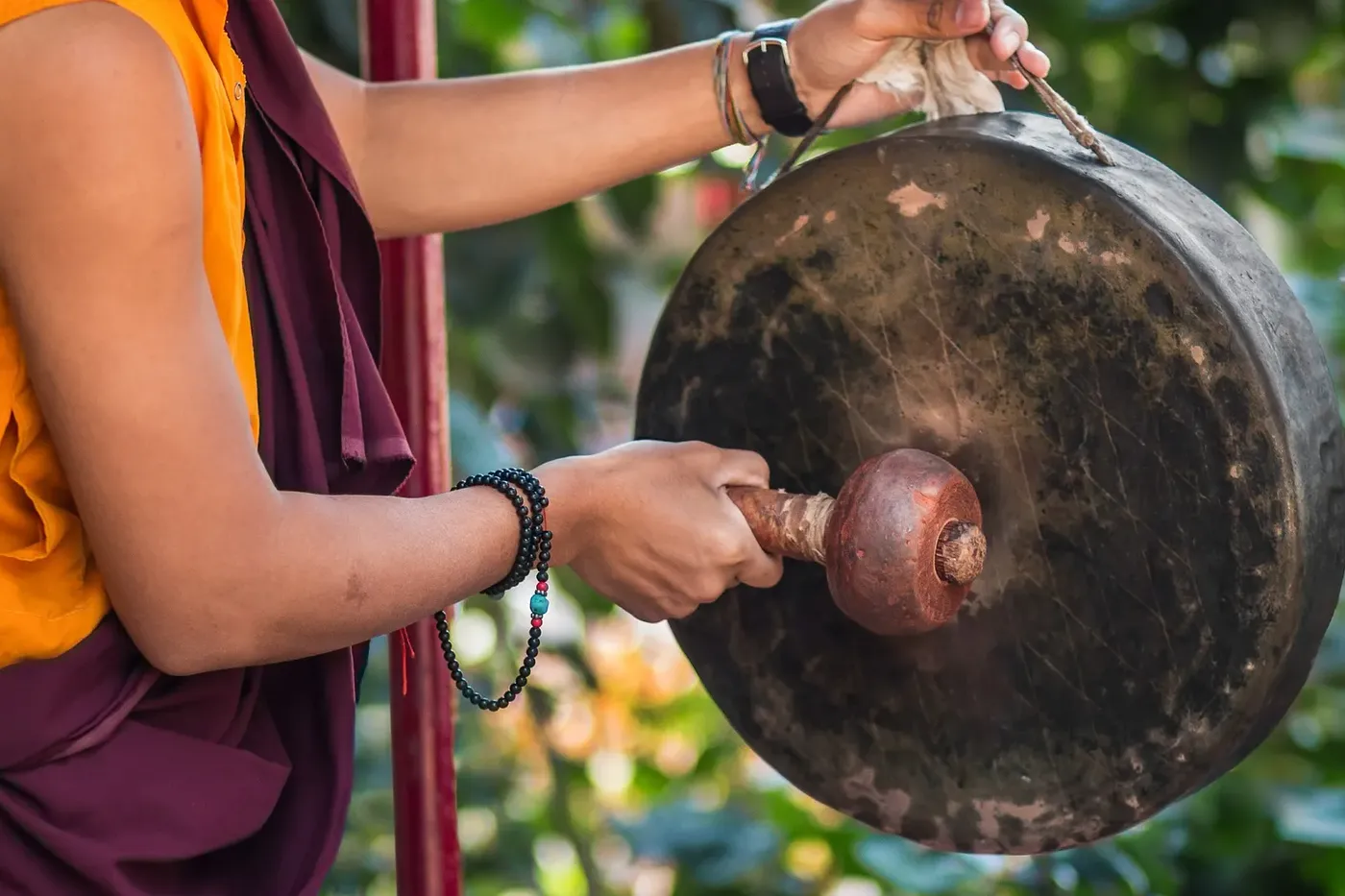 punakha monk ceremony for &Beyond Punakha River Lodge, Bhutan: VIAIVE Hotel Guide.