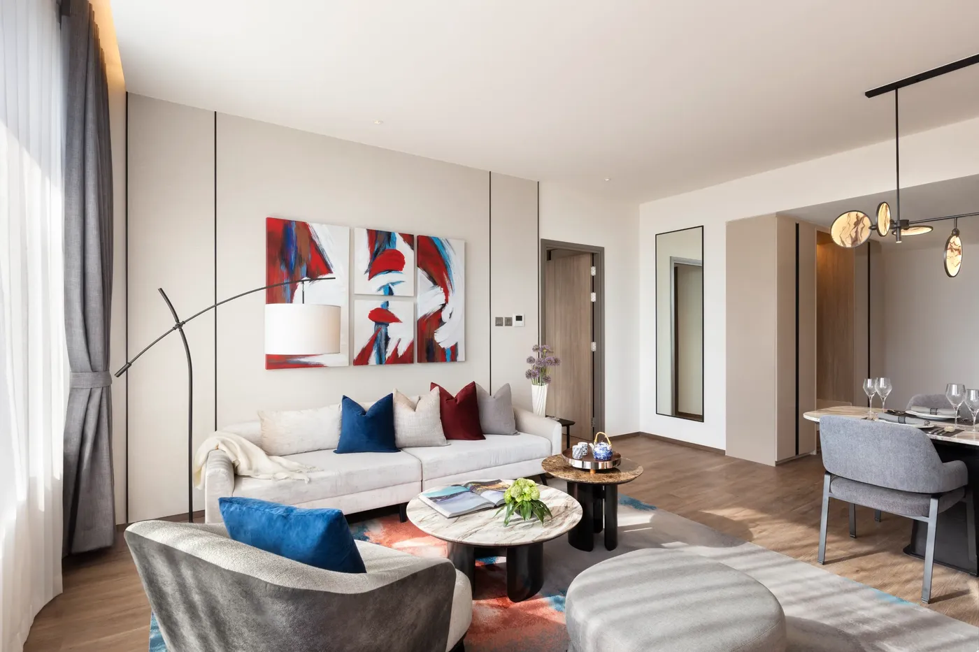 SR Thailand BKK Asc Embassy Sathorn 1BRM Pre Living rm LR for Ascott Embassy Sathorn Bangkok: Best Rooms, Location Strategy, and Who Should Book.
