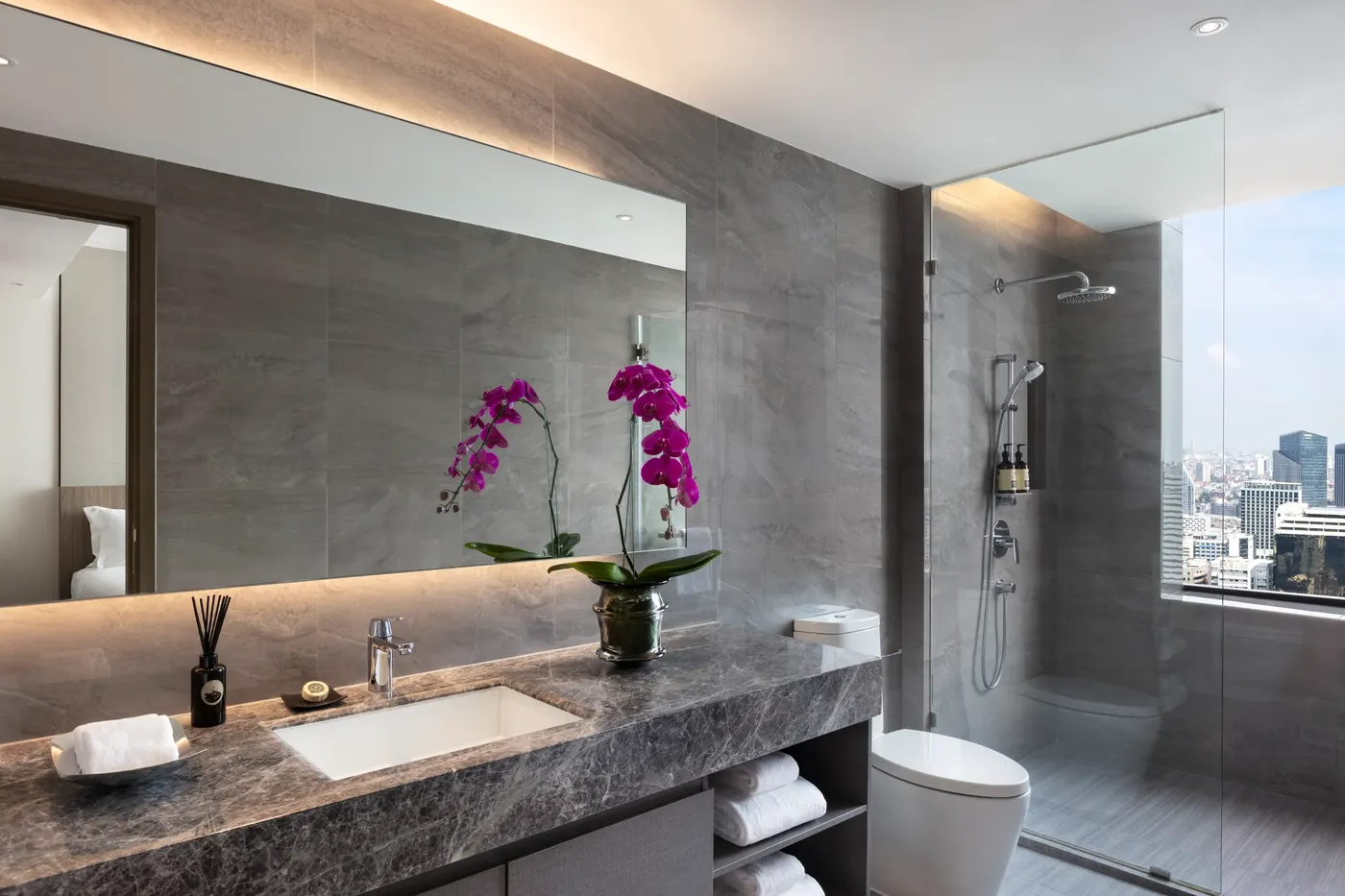 SR Thailand BKK Asc Embassy Sathorn 3BRM Pre Second Bathrm LR for Ascott Embassy Sathorn Bangkok: Best Rooms, Location Strategy, and Who Should Book.