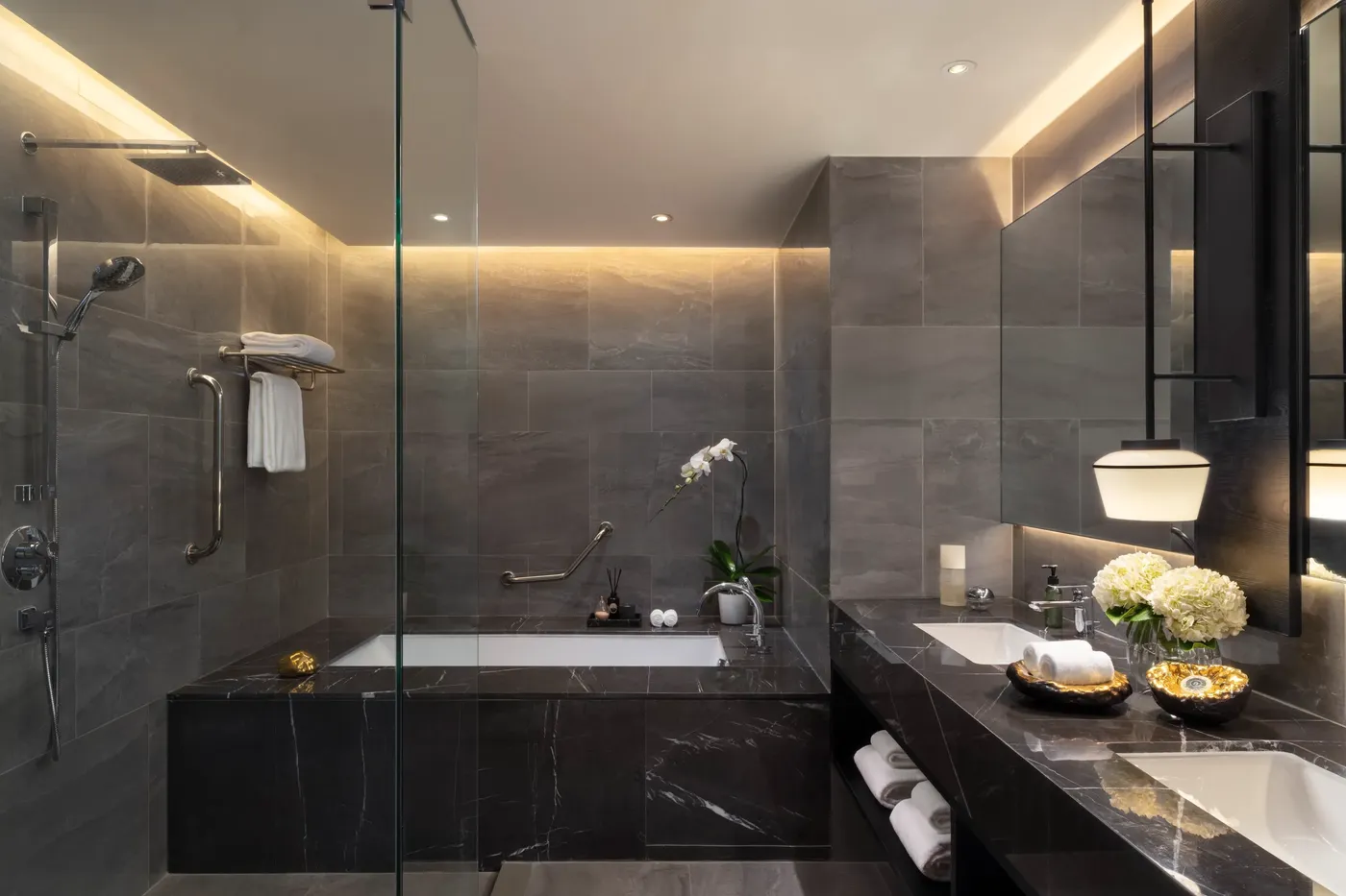 SR Thailand BKK Asc Thonglor 2BRM Pre Master Bathrm LR for Ascott Thonglor Bangkok: VIAIVE Hotel Read for Bangkok Longer Stays, Families & Sukhumvit Dining.