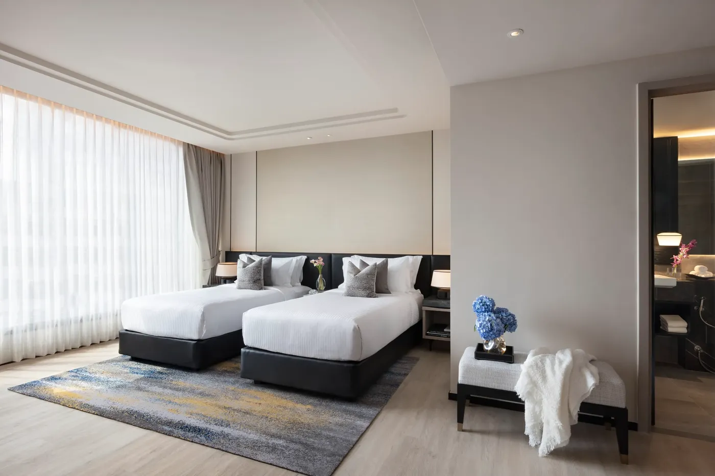 SR Thailand BKK Asc Thonglor 3BRM Pre Twin BRM LR for Ascott Thonglor Bangkok: VIAIVE Hotel Read for Bangkok Longer Stays, Families & Sukhumvit Dining.