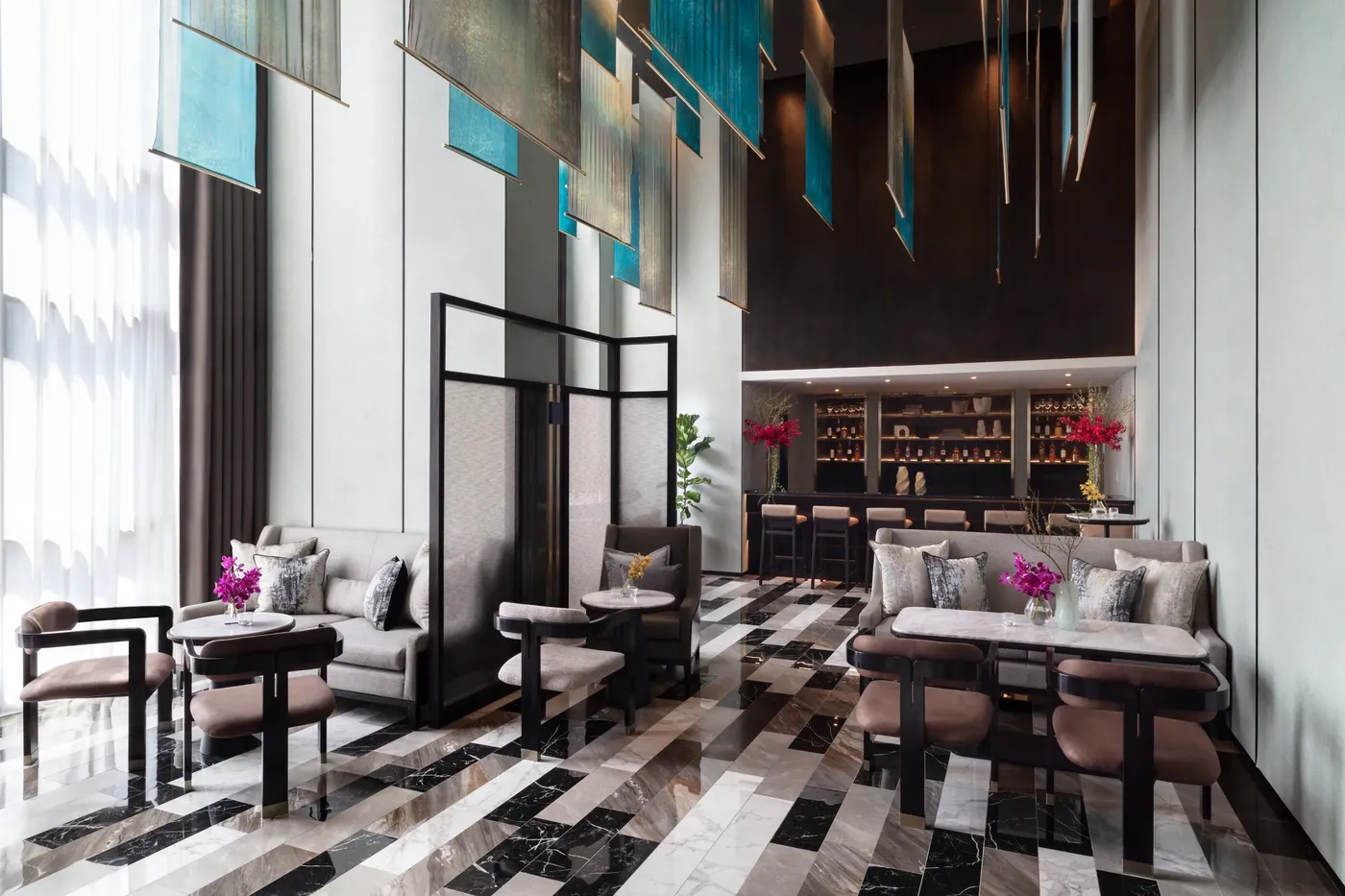 SR Thailand BKK Asc Thonglor Lounge LR for Ascott Thonglor Bangkok: VIAIVE Hotel Read for Bangkok Longer Stays, Families & Sukhumvit Dining.