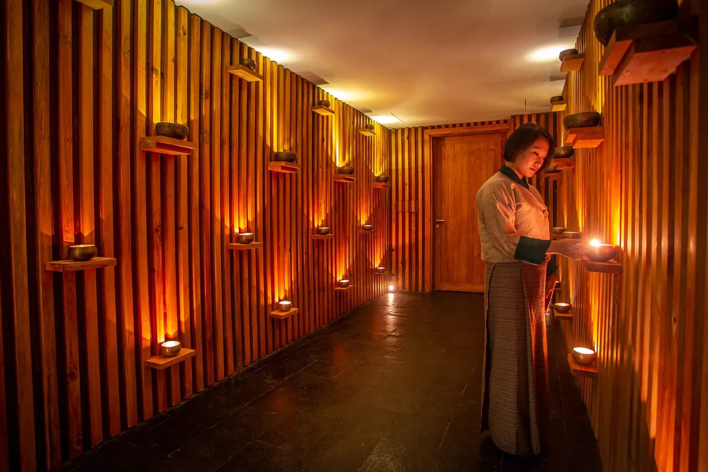 Spa entrance for Bhutan Spirit Sanctuary, Paro: Is Bhutan’s Wellness-Inclusive Retreat Worth It?.